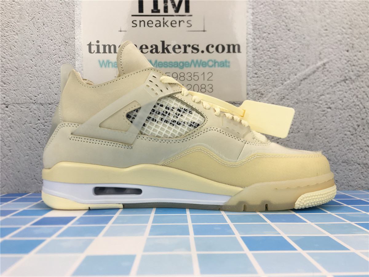 GX batch Off-White x Wmns Air Jordan 4 SP Sail CV9388-100